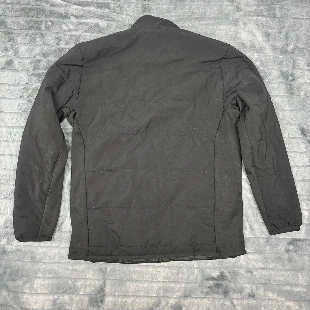 Adidas Mississippi State Bulldogs Mens Full Zip Quilted Jacket Black GE2877 L